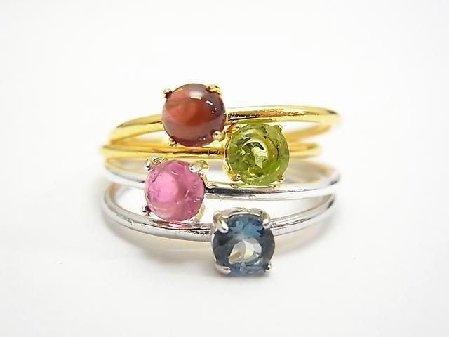 [Video] Silver925 Ring Frame (Prong Setting) Round 4mm Size 11 No Coating 1pc