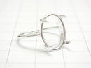 [Video] Silver925 Ring Frame (Prong Setting) Oval 14x10mm No. 11 No coating 1pc