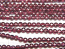 [Video]High Quality! Mozambique Garnet AAA Faceted Coin 2.5x2.5x1.5mm 1strand beads (aprx.15inch/36cm)