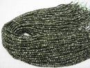 [Video] High Quality!  Seraphinite AAA- Faceted Round 3mm  1strand beads (aprx.15inch/37cm)