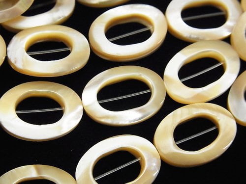 Mother of Pearl (Shell Beads), Oval Pearl & Shell Beads