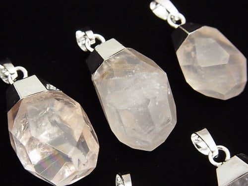 Accessories, Nugget, Pendant, Rose Quartz Gemstone Beads