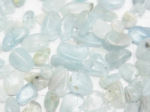 Aquamarine AAA - AA Undrilled Chips 100 grams $4.79