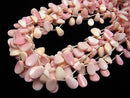 Queen Conch Shell AAA Twist Pear shape half or 1strand beads (aprx.15inch/36cm)