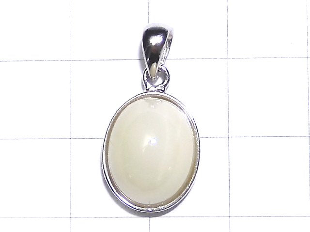 [Video] [One of a kind] High Quality Cat's-eye Quartz AAA Pendant Silver925 NO.17