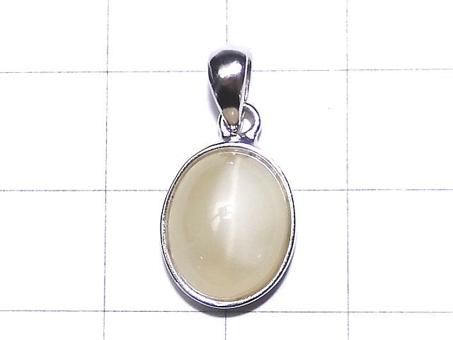[Video] [One of a kind] High Quality Cat's-eye Quartz AAA Pendant Silver925 NO.19