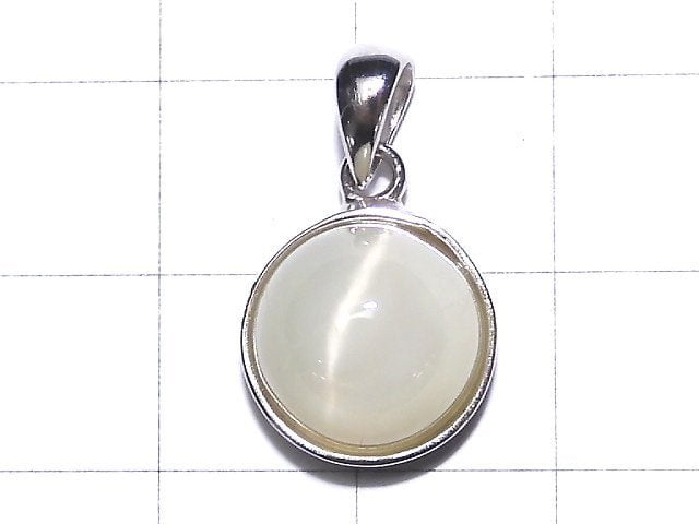 [Video] [One of a kind] High Quality Cat's-eye Quartz AAA Pendant Silver925 NO.31