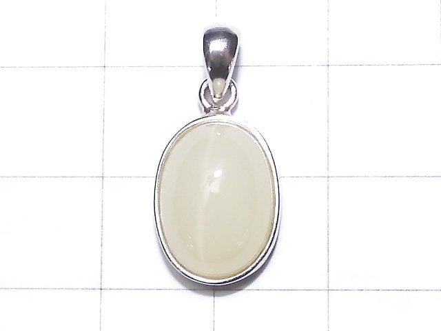 [Video] [One of a kind] High Quality Cat's-eye Quartz AAA Pendant Silver925 NO.40