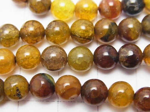 1strand $4.79! Dragon Agate Round 6mm 1strand beads (aprx.15inch / 36cm)