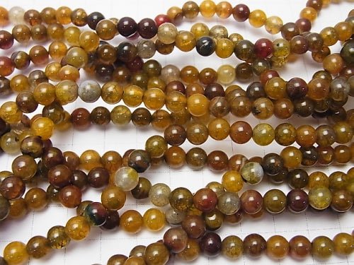 1strand $4.79! Dragon Agate Round 6mm 1strand beads (aprx.15inch / 36cm)