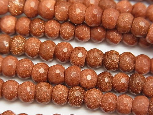 Golden Sand Stone, Roundel Gemstone Beads