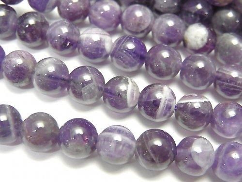 [Video] Mixed Amethyst Round 6.5mm 1-strand beads (approx. 15 inches/37 cm)