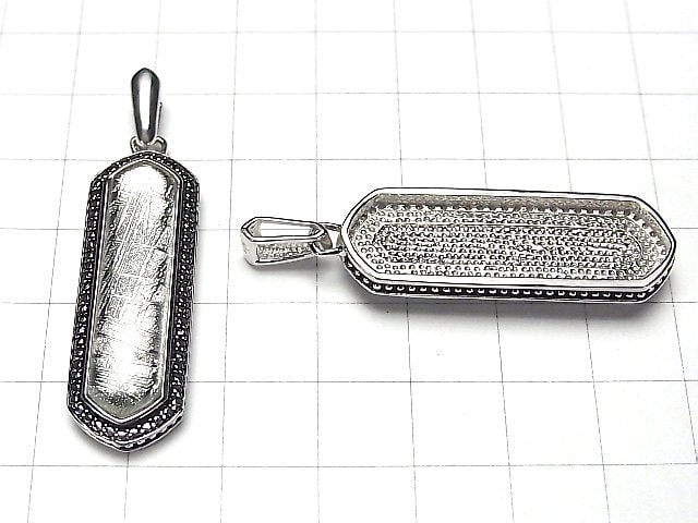 [Video] Meteorite (Muonionalusta) Pendant 39x13mm 1pc