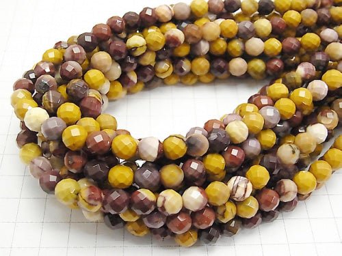 1strand $8.79! Mookaite  64Faceted Round 8mm 1strand beads (aprx.15inch/36cm)