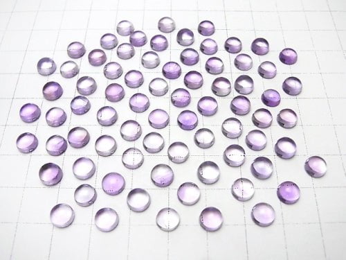 High Quality Pink Amethyst AAA Round Cabochon 6x6mm 5pcs