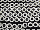 [Video] Mother of Pearl MOP White Coin (Doughnut) 15x15x4mm half or 1strand beads (aprx.15inch/36cm)
