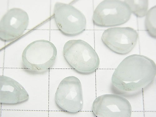 [Video] High Quality Aquamarine AAA - Free Form Rose Cut 5pcs