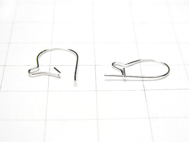 Silver925 Kidney Earwire 15x8.5mm 3pairs