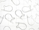 Silver925 Kidney Earwire 15x8.5mm 3pairs