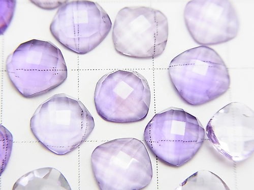 High Quality Pink Amethyst AAA Square Faceted Cabochon 7 x 7 mm 5pcs $6.79!