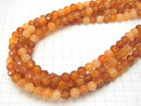 1strand $8.79! Mix Carnelian polka dot Faceted Round 8mm 1strand beads (aprx.15inch / 36cm)