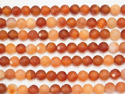 1strand $9.79! Mix Carnelian polka dot Faceted Round 10mm 1strand beads (aprx.15inch / 38cm)