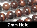 Round, Tiger's Eye Gemstone Beads