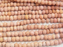 1strand $13.99 Africa Pink Opal AA ++ Faceted Button Rondelle 1strand beads (aprx.13inch / 32cm)