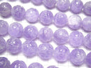 [Video] Lavender Amethyst AA ++ Lotus Carving 16 mm half or 1 strand beads (aprx.15 inch / 38 cm)
