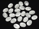 [Video] High Quality White Shell (Silver-lip Oyster) AAA Flower Carving Oval 22x16x1.5mm 1pc
