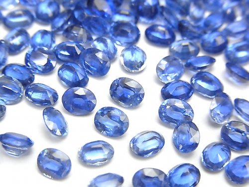 Kyanite, Oval, Undrilled Gemstone Beads
