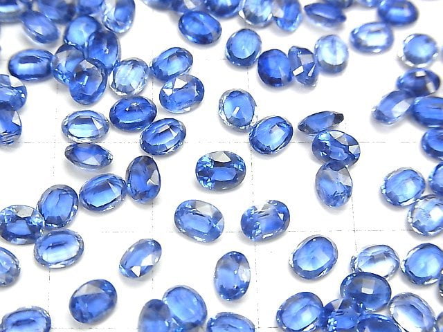 [Video] High Quality Kyanite AAA Undrilled Oval Faceted 5x4mm 5pcs $11.79!