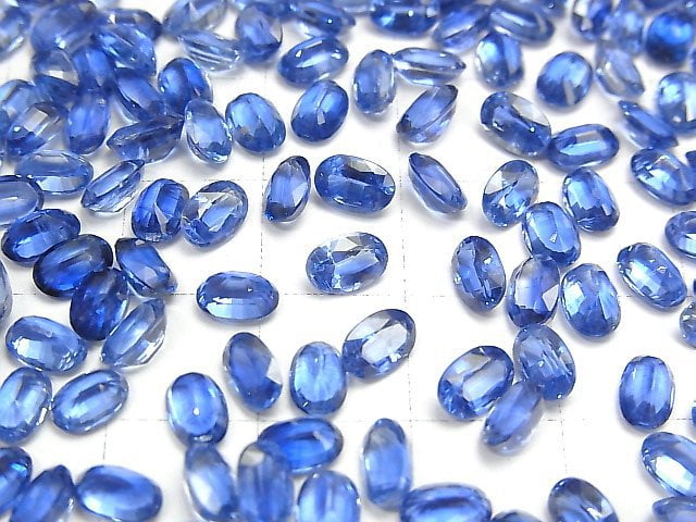 [Video] High Quality Kyanite AAA Undrilled Oval Faceted 6x4mm 5pcs $14.99!