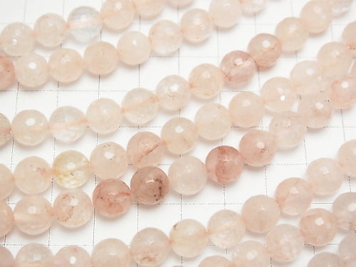 1strand $9.79! Pink Color Quartz 128 Faceted Round 8 mm 1strand beads (aprx.15 inch / 37 cm)