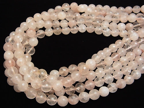 1strand $9.79! Pink Color Quartz 128 Faceted Round 8 mm 1strand beads (aprx.15 inch / 37 cm)