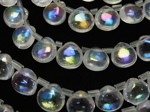 Chestnut Shape, Flash Crystal Gemstone Beads