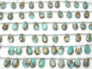 [Video] Copper Amazonite AAA Pear shape (Smooth) 12x8mm half or 1strand (8pcs )