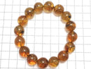 [Video][One of a kind] Dominican Blue Amber AAA Round 13.5mm Bracelet NO.240