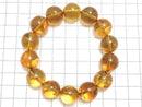 [Video][One of a kind] Dominican Blue Amber AAA Round 14.5mm Bracelet NO.248