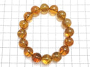 [Video][One of a kind] Dominican Blue Amber AAA Round 13mm Bracelet NO.266