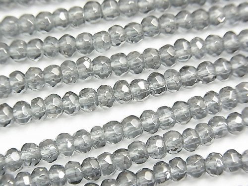 Flash Crystal, Roundel Gemstone Beads