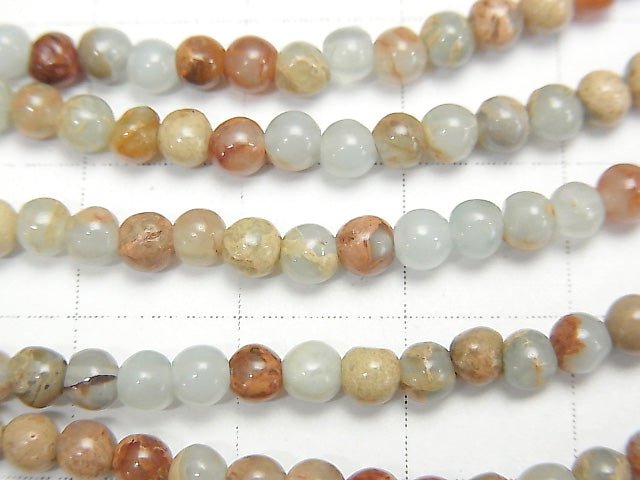 1strand $6.79! Impression Jasper  Round 3mm 1strand beads (aprx.15inch/38cm)