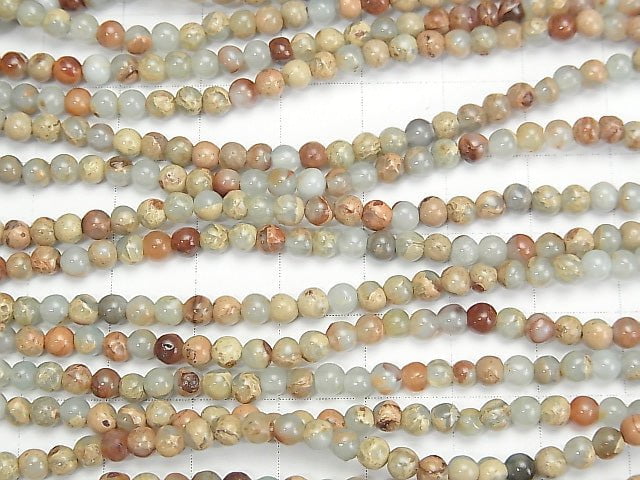 1strand $6.79! Impression Jasper  Round 3mm 1strand beads (aprx.15inch/38cm)