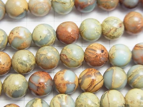 1strand $8.79! Impression Jasper  Round 8mm 1strand beads (aprx.15inch/36cm)