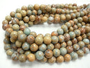 [Video] Impression Jasper Round 12mm half or 1strand beads (aprx.15inch/36cm)