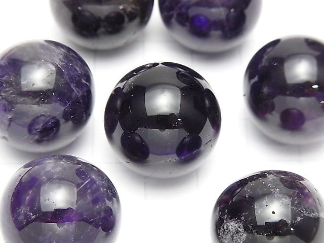 [Video] Amethyst AA Undrilled Round 20-22mm 5pcs $15.99!