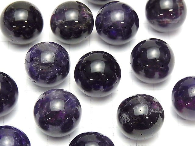 [Video] Amethyst AA Undrilled Round 20-22mm 5pcs $15.99!