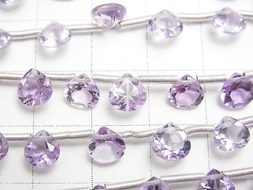 1strand $14.99! High Quality Pink Amethyst AAA Chestnut Faceted 6 x 6 mm 1strand (20pcs)