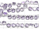 [Video]High Quality Pink Amethyst AAA Chestnut Faceted 6x6mm half or 1strand (28pcs)