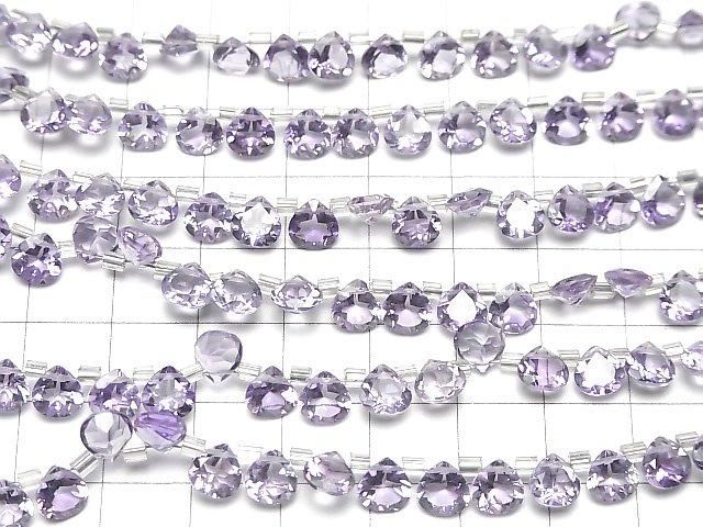 [Video]High Quality Pink Amethyst AAA Chestnut Faceted 6x6mm half or 1strand (28pcs)